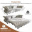 Canapé-lit Chesterfield de 97,6 pouces avec accoudoirs en velours et capitonnage pour salon-783648416-783648420-783648422