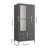 Versatile Metal Wardrobe With Multiple Storage Options For Organized Clothing