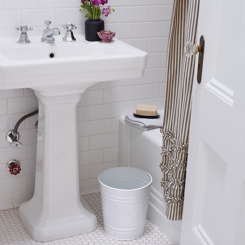 Poubelle de salle de bain Autumn Alley, Argent