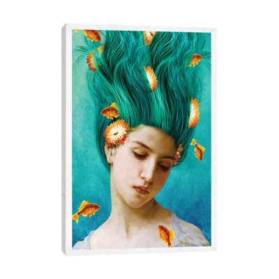 Sweet Allure by Diogo Verissimo - Floater Frame Print on Canvas