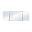 Armoire à pharmacie à miroir pour salle de bain encastrée ou en surface l 84 po x H 30 po -1846592964