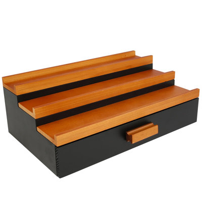 Wood Makeup Organiser