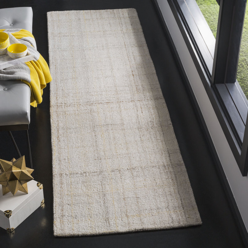 Gowans Striped Hand Tufted Area Rug, Runner 69 x 244cm