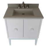 Crumley 31'' Single Bathroom Vanity with Concrete Top
