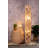 Sucher 47 in. Brass Finish Boho 2-Light Dimmable Standard Floor Lamp Living Room with Modern Natural Rattan Round Shade