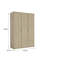 Laffitte 3 Door Wardrobe-22860084-89696895