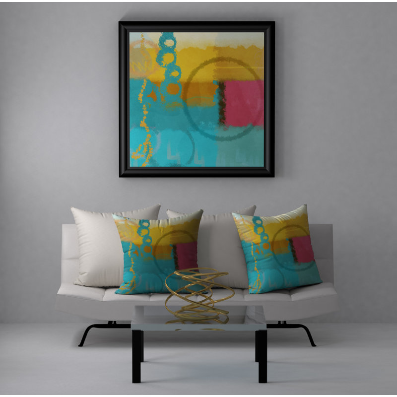  Housse et insert de coussin carré Important, 24" X 24"