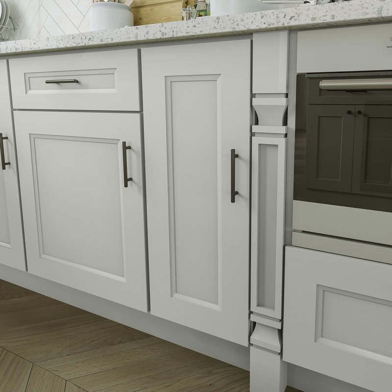 Armoire à épices Base, 12" W x 34.5" H x 24" D, Double shaker Laguna Grey