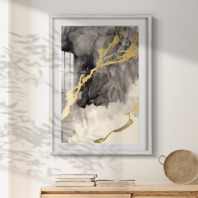 Peignes - impression encadrée, H 25,5 po x l 17,5 po, Blanc