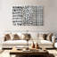 Ensemble 3 pièces Avery Abstract Bold Scribbles Abstract II sur toile-92760557