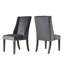 Fauteuil à oreilles en velours de 21,5 po de largeur Desroches-641796698