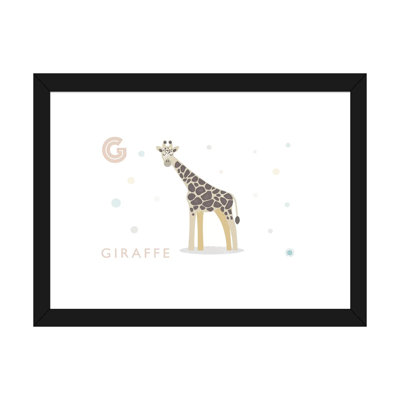 Girafe - impression d'art graphique