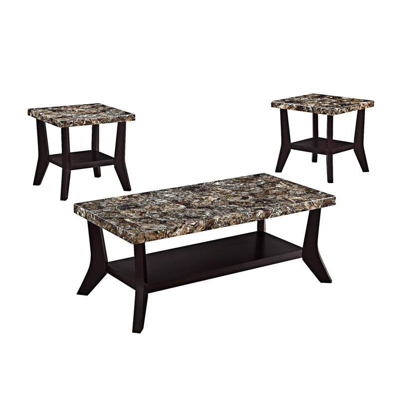 Rectangular Coffee Table And End Tables Set