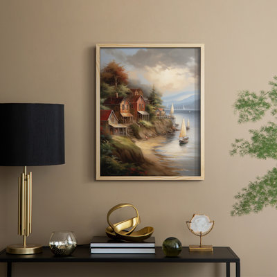 LANDSCAPES Series CCLXXIII Framed Print - Solid Wood