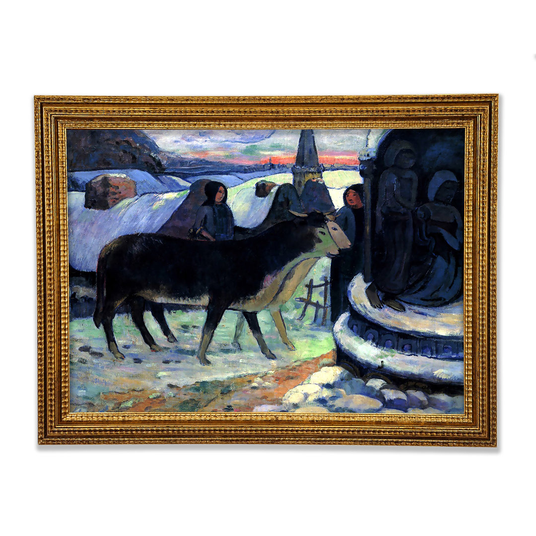 Gauguin Weihnachten - Einzelne Bilderrahmen Kunstdrucke