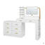 Commode moderne, commode blanche, commode large