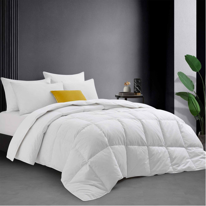 Puredown 600 Fill Power Summer Down &amp; Feather Blend Comforter with 