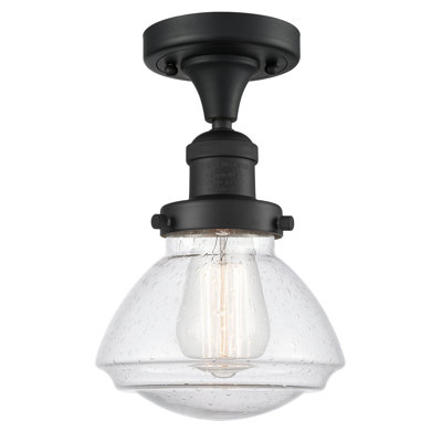 Plafonnier semi-encastré 1 lumière 6,75 po Chesterville