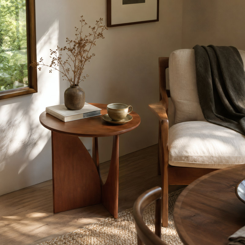 Petite table d'appoint 20 po Mid-Century