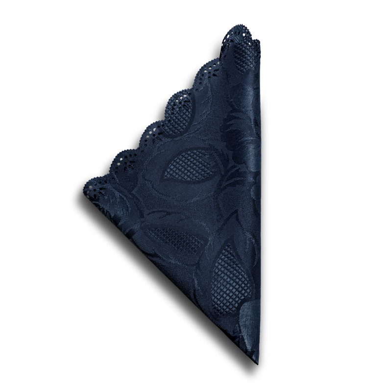 Oley Luxury Rose Damask Table Range, Navy, 2cm W x 45cm L