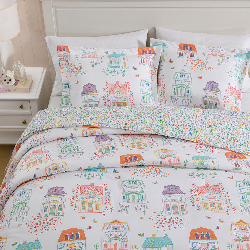 Lenox Spice Village 2-Piece Comforter Set, Twin/Twin XL, Full/Queen