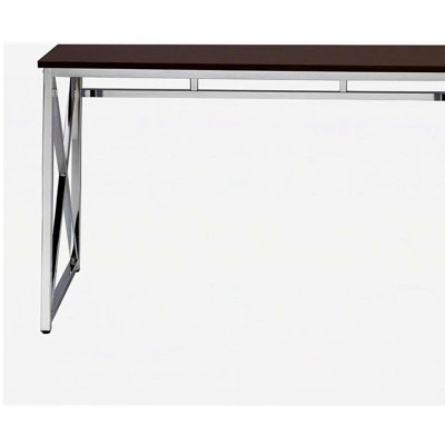 Bureau en MDF Madison / chrome Madison
