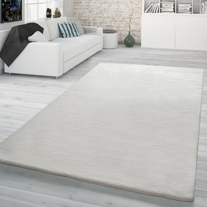 Britt Solid Colour Shag Area Rug, Rectangle 80 x 150cm