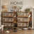 9-tier Entryway Shoe Storage Cabinet With Mirror And 3 Flip Drawers, Fluted Arched Design