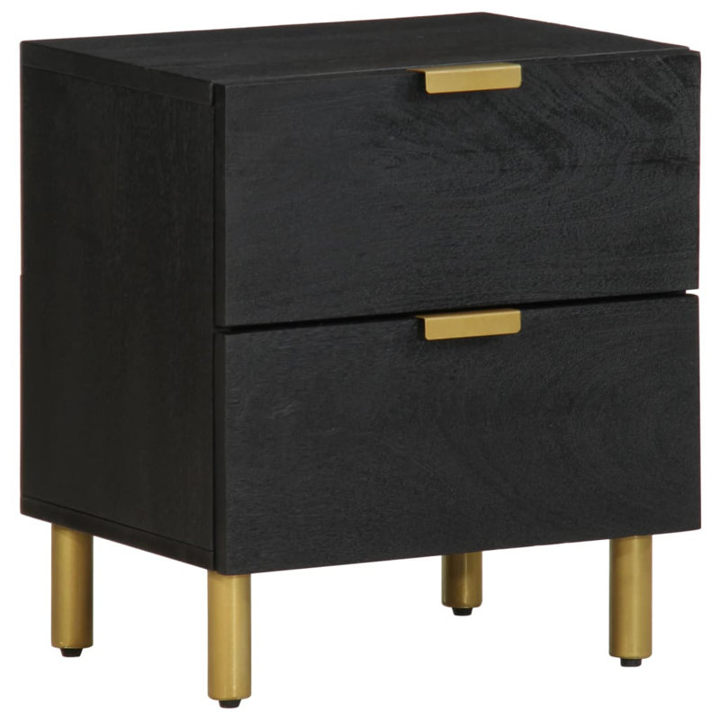Adnand 40cm W Solid + Manufactured Wood Bedside Table