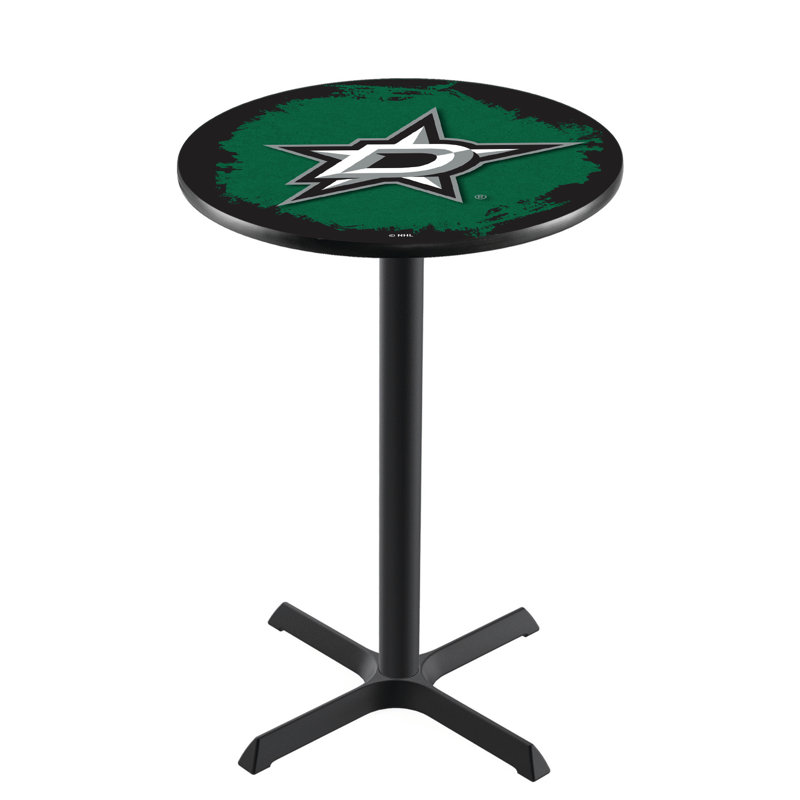 NHL Pub Table, Dallas Stars, 42" H x 28" L x 28" W