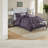 Elegant Plum Bedding Set, Polyester, Tufted Design, Ideal For Home