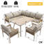 8 - Person Modular Garden Sofa And Table