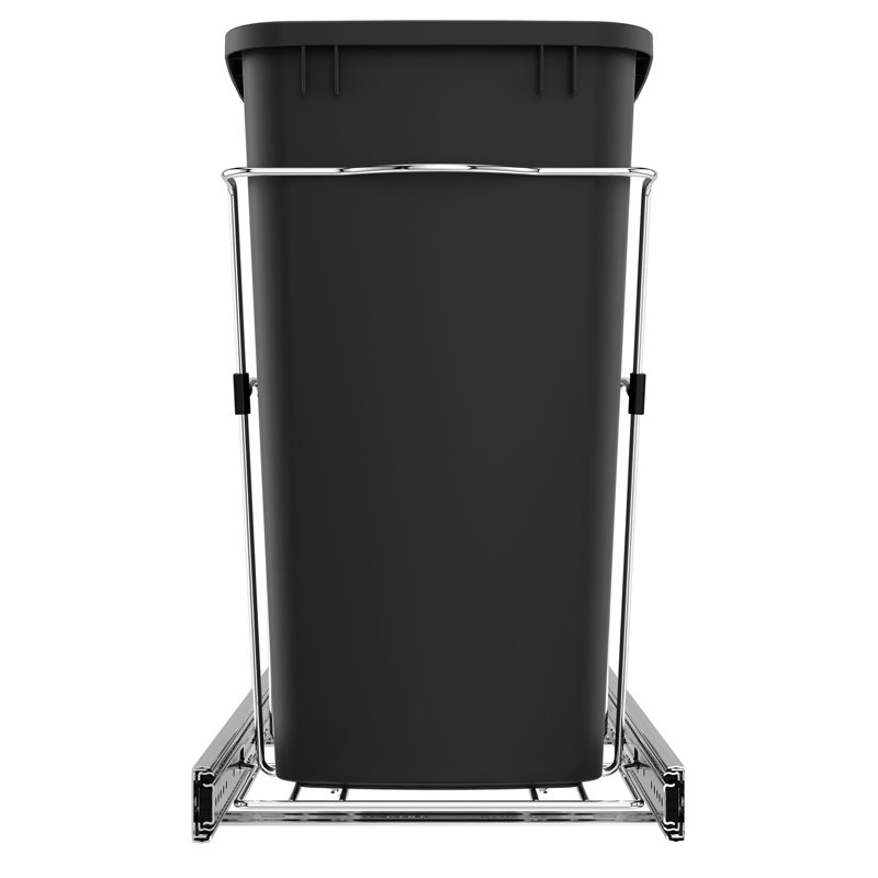 Poubelle escamotable Rev-A-Shelf, Noir