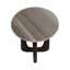 Table d'appoint en marbre 20 po x 15 po, brun-1738109869