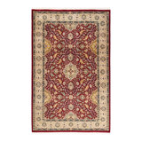 Classic One-of-a-Kind 4' 2" X 6' 5" Hand Knotted Area Rug