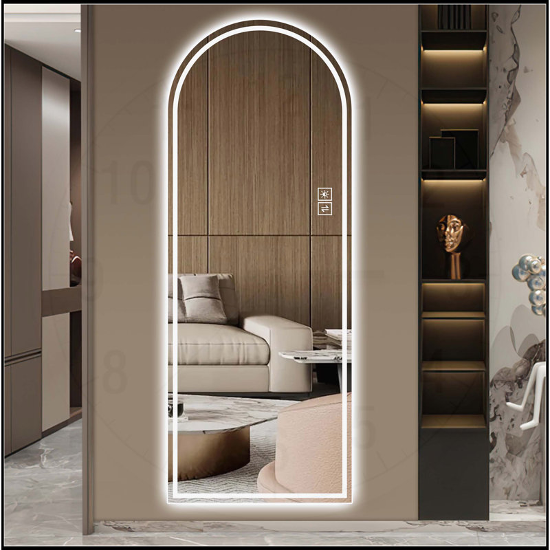 Miroir pleine longueur à DEL 65 po x 21 po