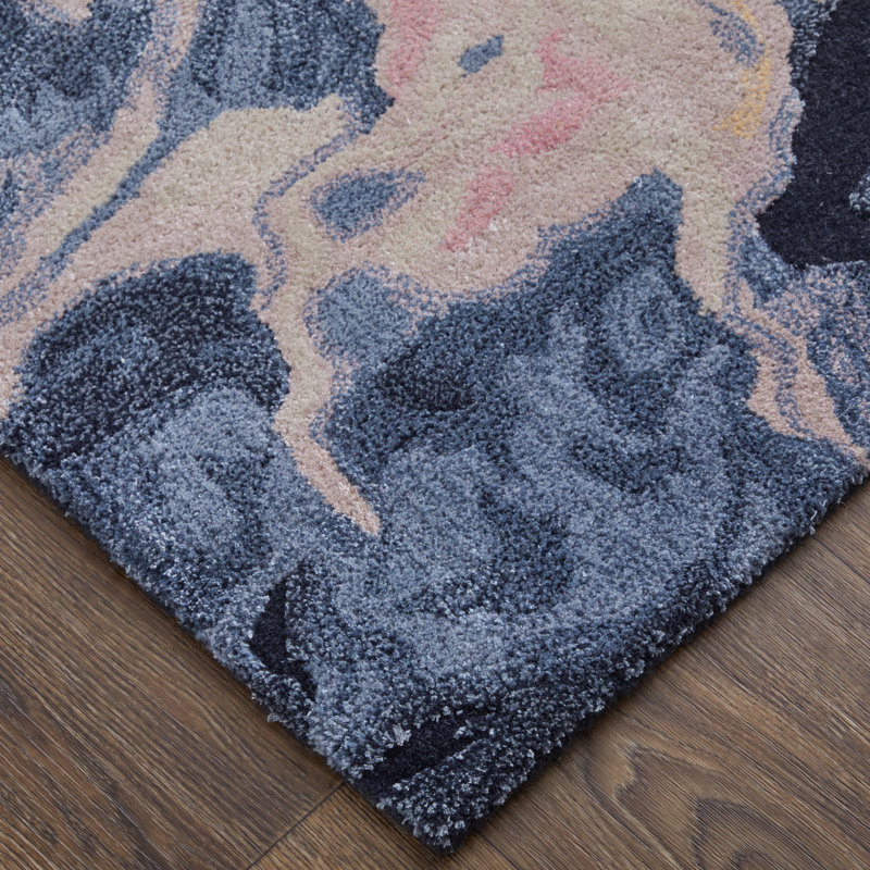 Kawai Modern Abstract Area Rug, Rectangle 10' x 14'