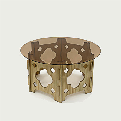 Coffee Table with Glass Top
