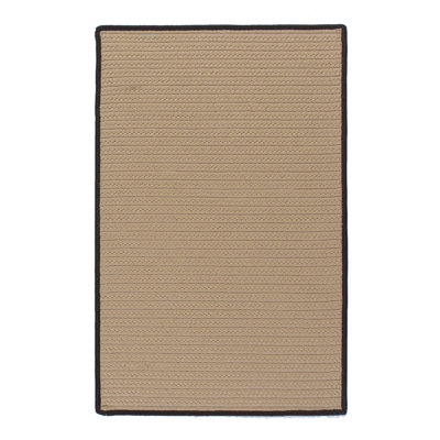 Tapis noir/beige tressé Munich
