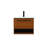 Roman 24'' Single Bathroom Vanity with Engineered Marble Top-1839935938