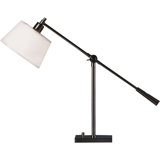 Real Simple Adjustable Metal Desk Lamp