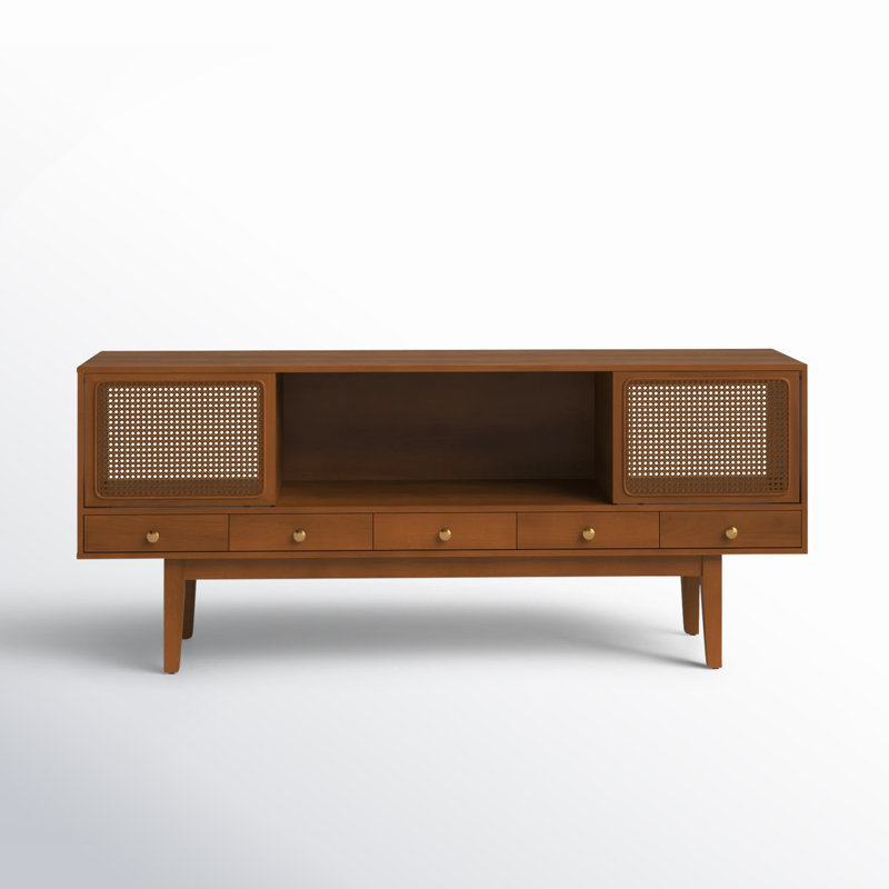 Saroja TV Stand for TVs up to 70", Dark Tobacco