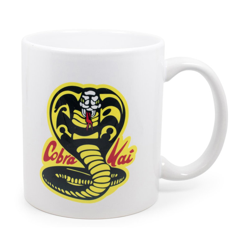 Tasse en céramique «Cobra Kai» The Karate Kid | Peut contenir 11 onces