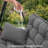 Porch Swing Cushions, Waterproof & Fade Resistant Outdoor Swing Cushion 70 Inch, Swing Cushions 3 Seater Replacement For Outdoor Furniture, Patio, Garden (Dark Gray, 70 X 40 Inch)-888103798-888103805