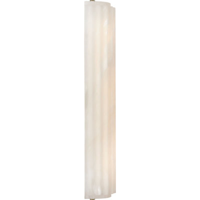 Madden Fluted Linear Sconce in Alabaster