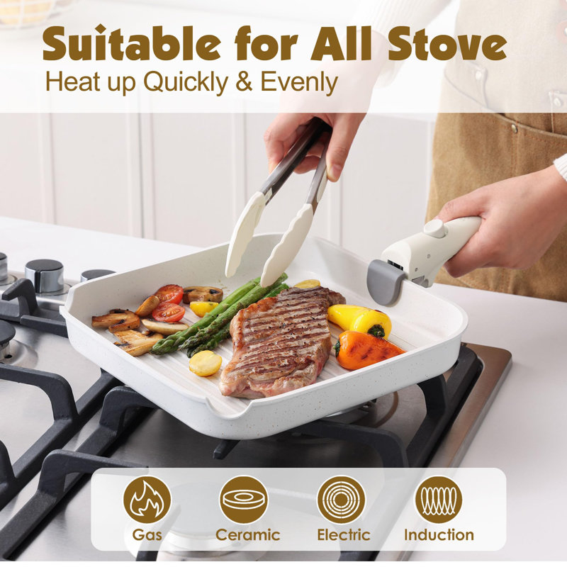 17 - Piece Aluminum Cookware Set