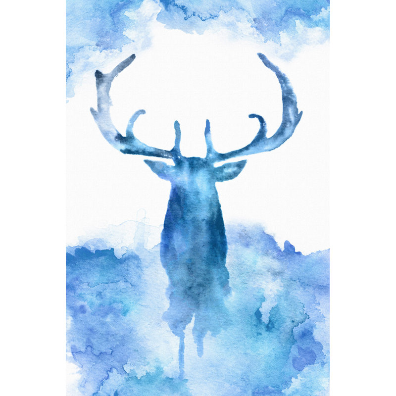 Blue Moose - Wrapped Canvas Print, 114cm H x 76cm W x 3.81cm D