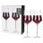 Raye Angled Crystal Bordeaux Glasses