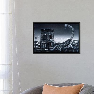 "veille du scorpion" par alec huxley, impression sur toile tendue