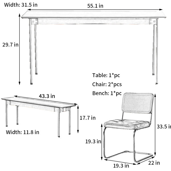 Dimensions du produit